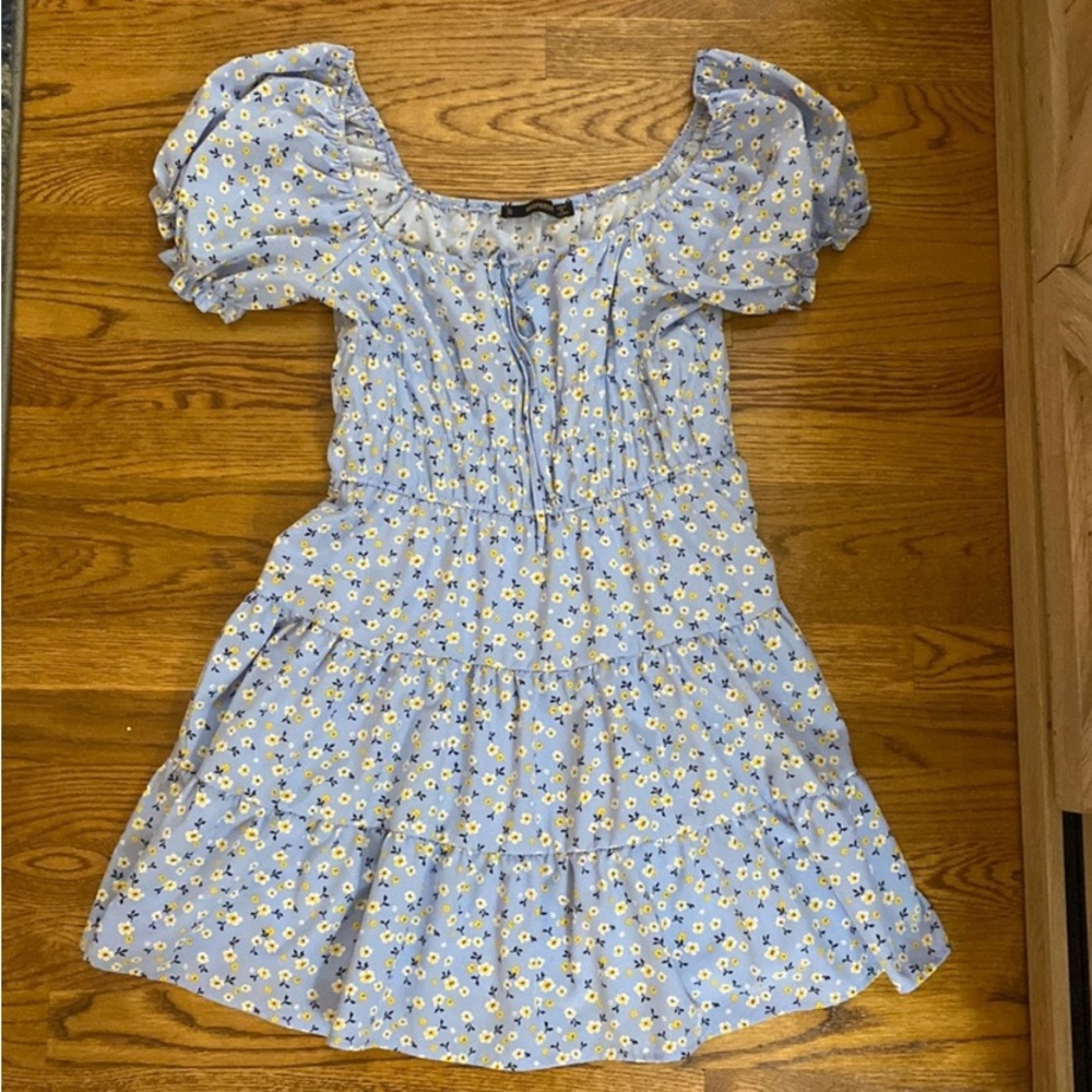 Cap sleeve daisy dress